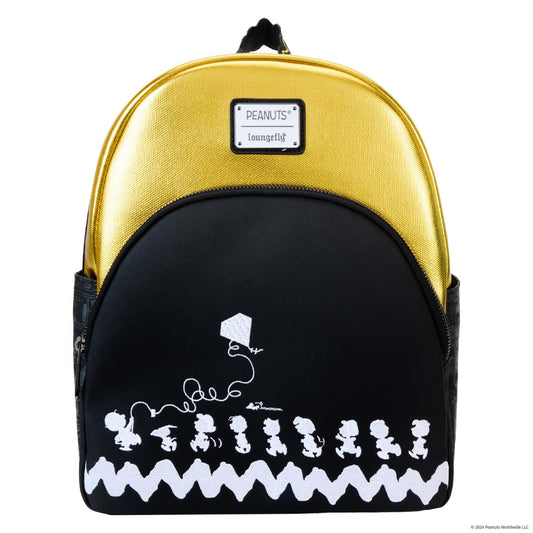 Peanuts 75th Anniversary Snoopy and Gang Mini Backpack - Black/Yellow