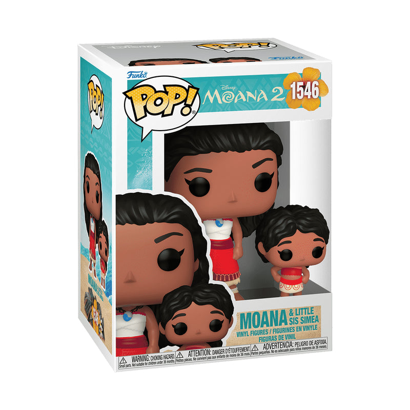 Funko Pop! Disney Buddy Moana and Little Sis Simea Figures