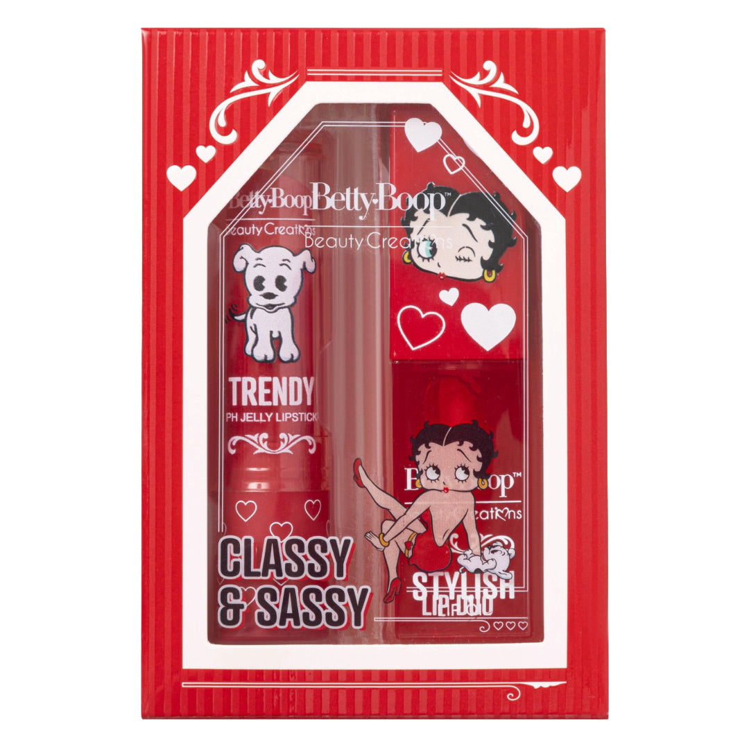 Beauty Creations X Betty Boop "Classy & Sassy" Lip Duo Set