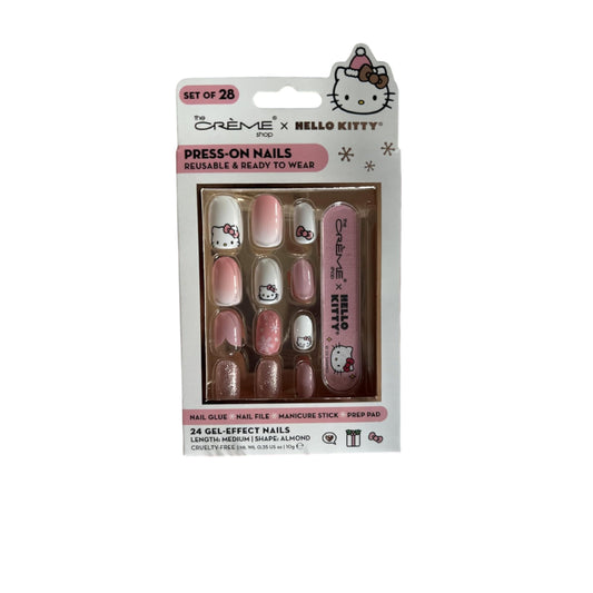 The Creme Shop X Hello Kitty Press on Nails Set (28 Pieces)