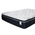 SilverRest Amelia Pillow Top Queen Size Mattress - White/Navy - Curacao