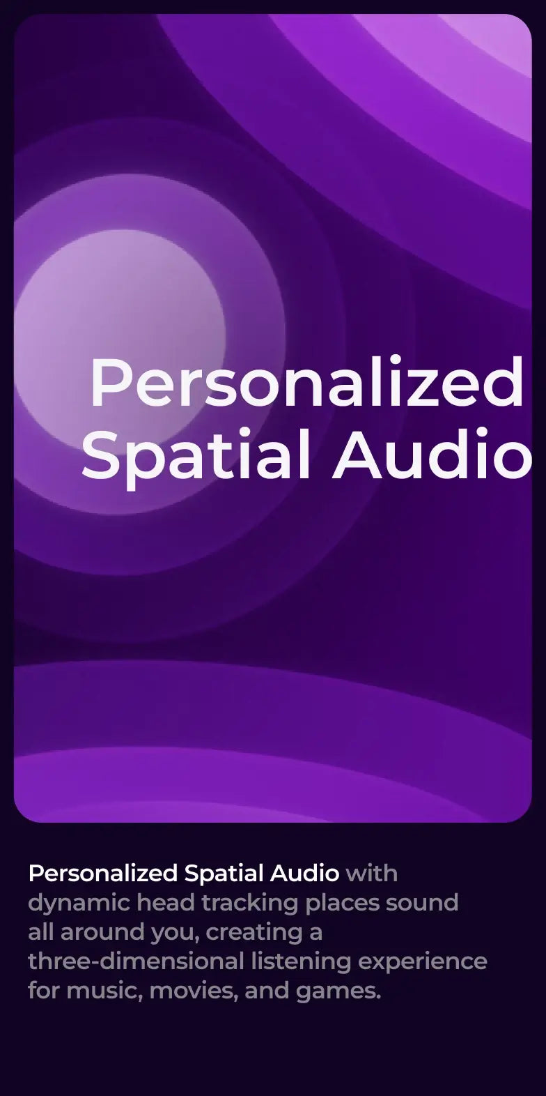 Audio features — 3