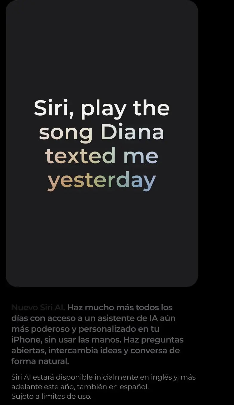 Siri, Traducción en Vivo y más — 1