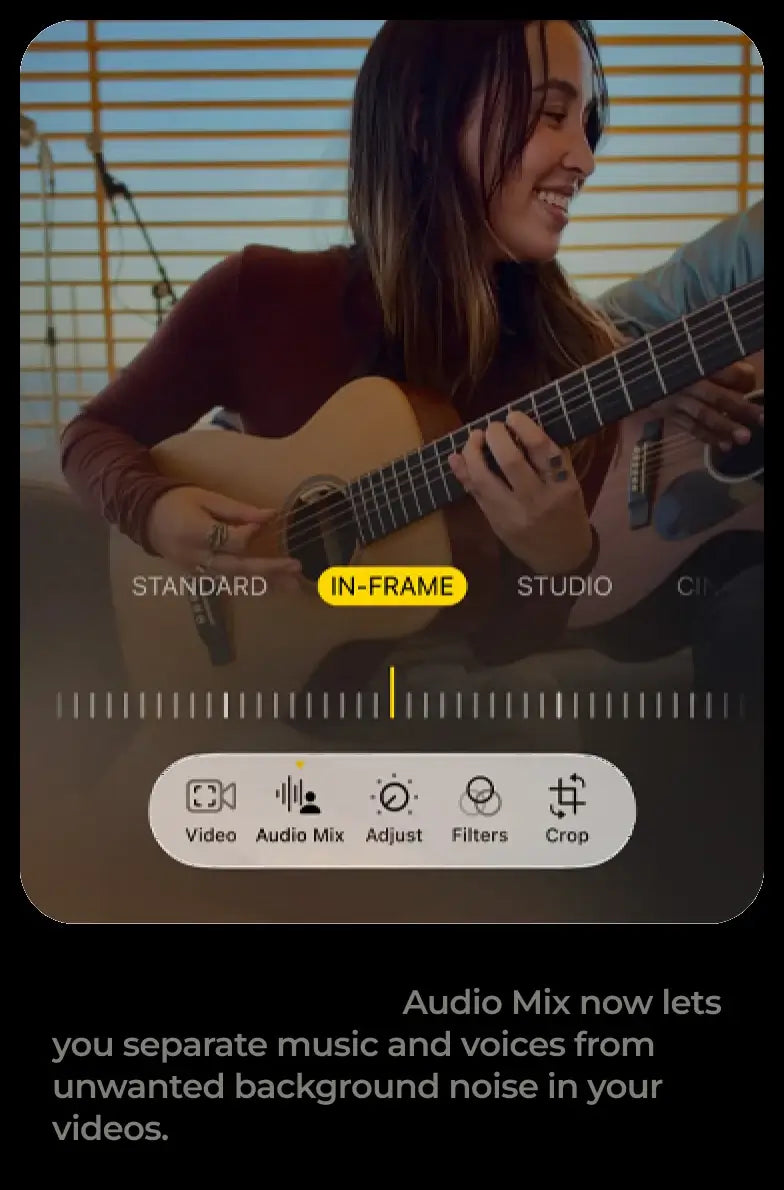 Fully scene. Fully heard. Video features — 3