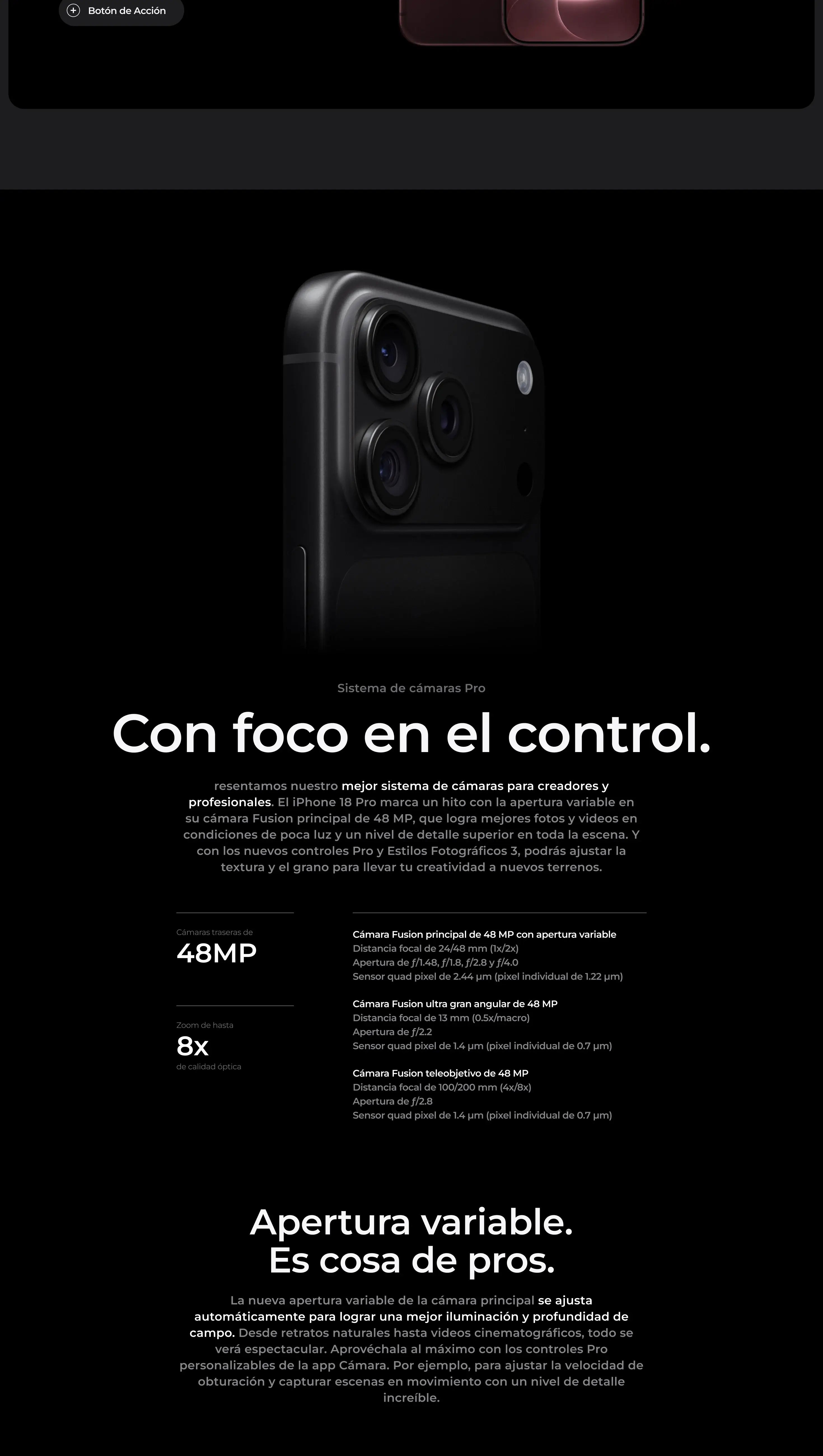 El más deseado. Colores y diseño del iPhone 18 Pro