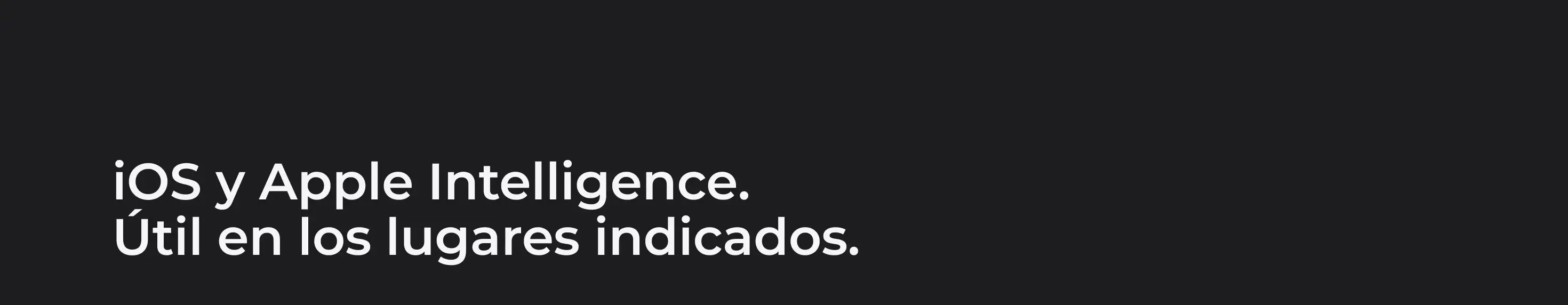iOS y Apple Intelligence