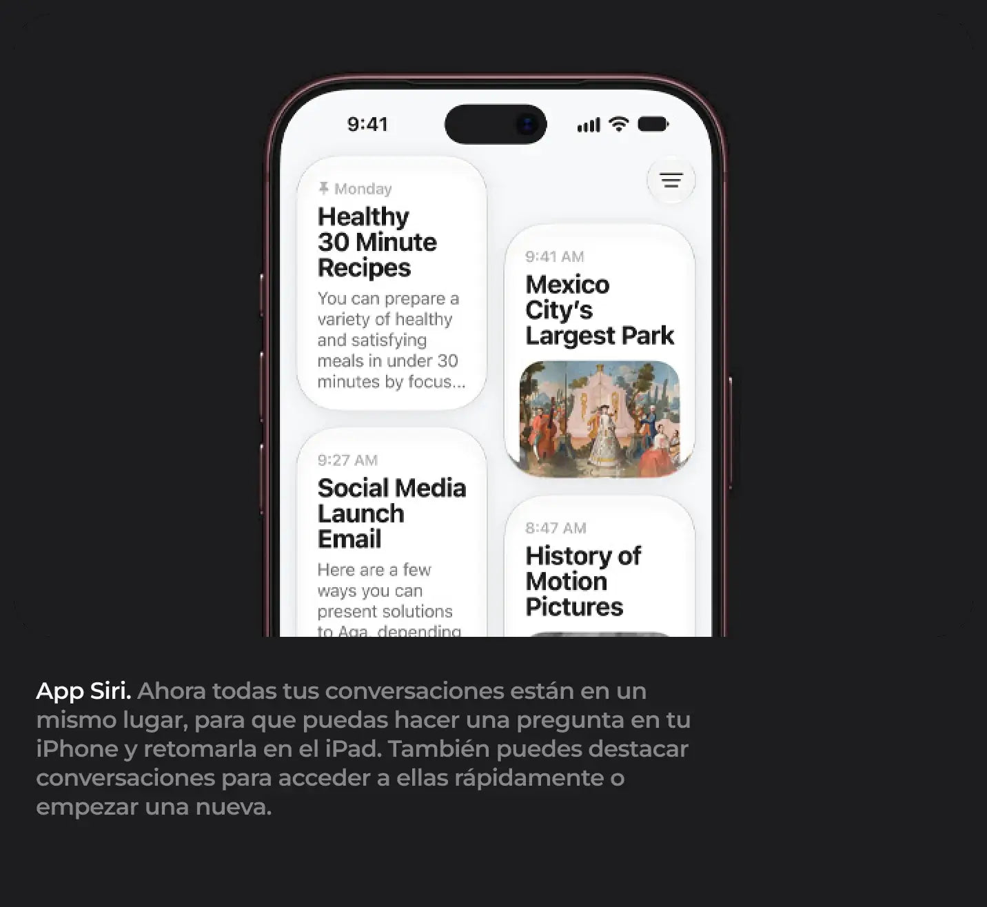 Conoce a Siri AI — 5