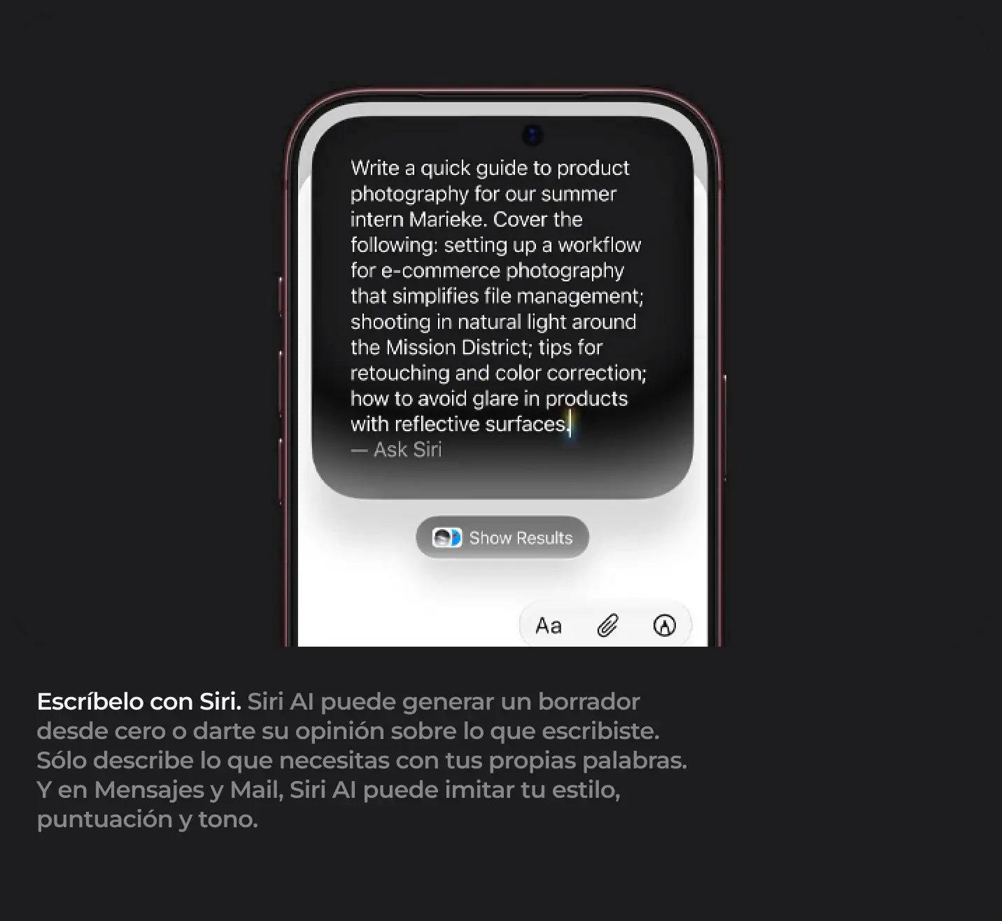 Conoce a Siri AI — 8