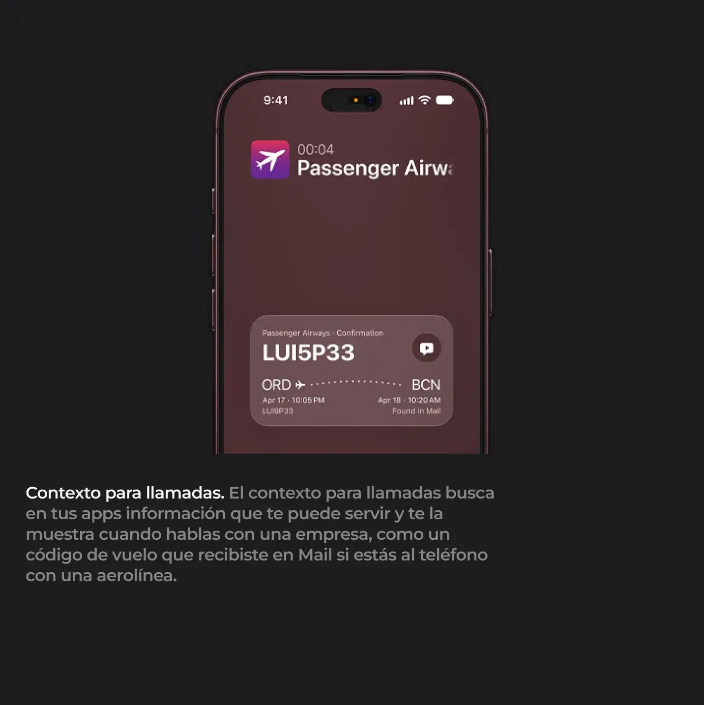 Funciones de iOS y Apple Intelligence — 1