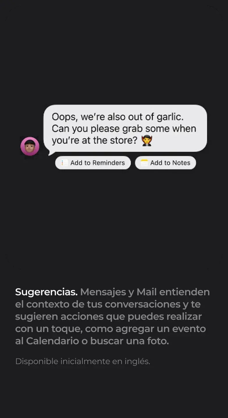 Funciones de iOS y Apple Intelligence — 5
