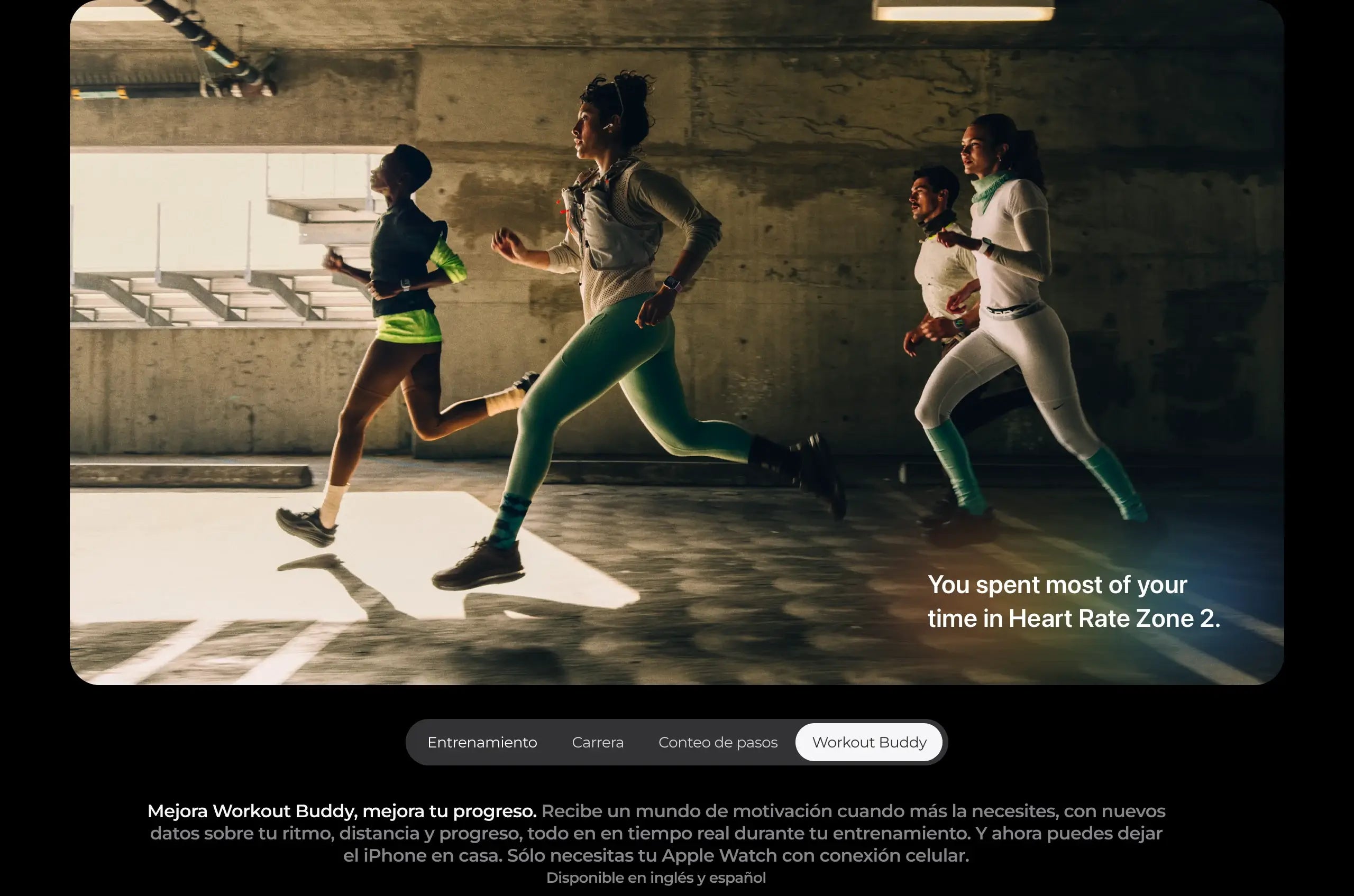 App Entrenamiento, carrera, conteo de pasos y Workout Buddy — 4