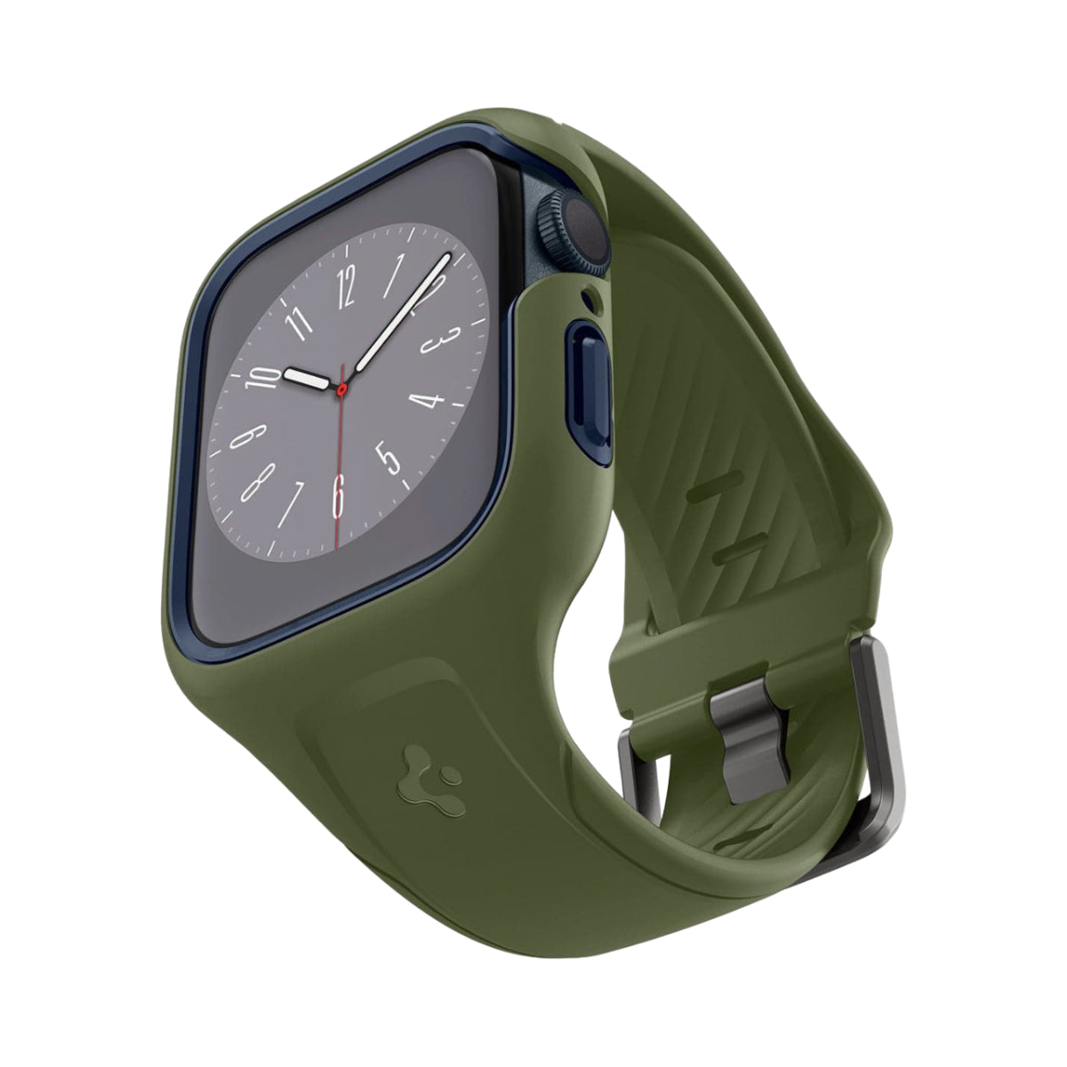 Spigen Liquid Air Pro Case and Band for Apple Watch Series 7 / 8 (45mm) - Moss Green