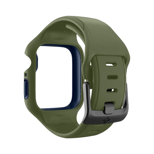 Spigen Liquid Air Pro Case and Band for Apple Watch Series 7 / 8 (45mm) - Moss Green