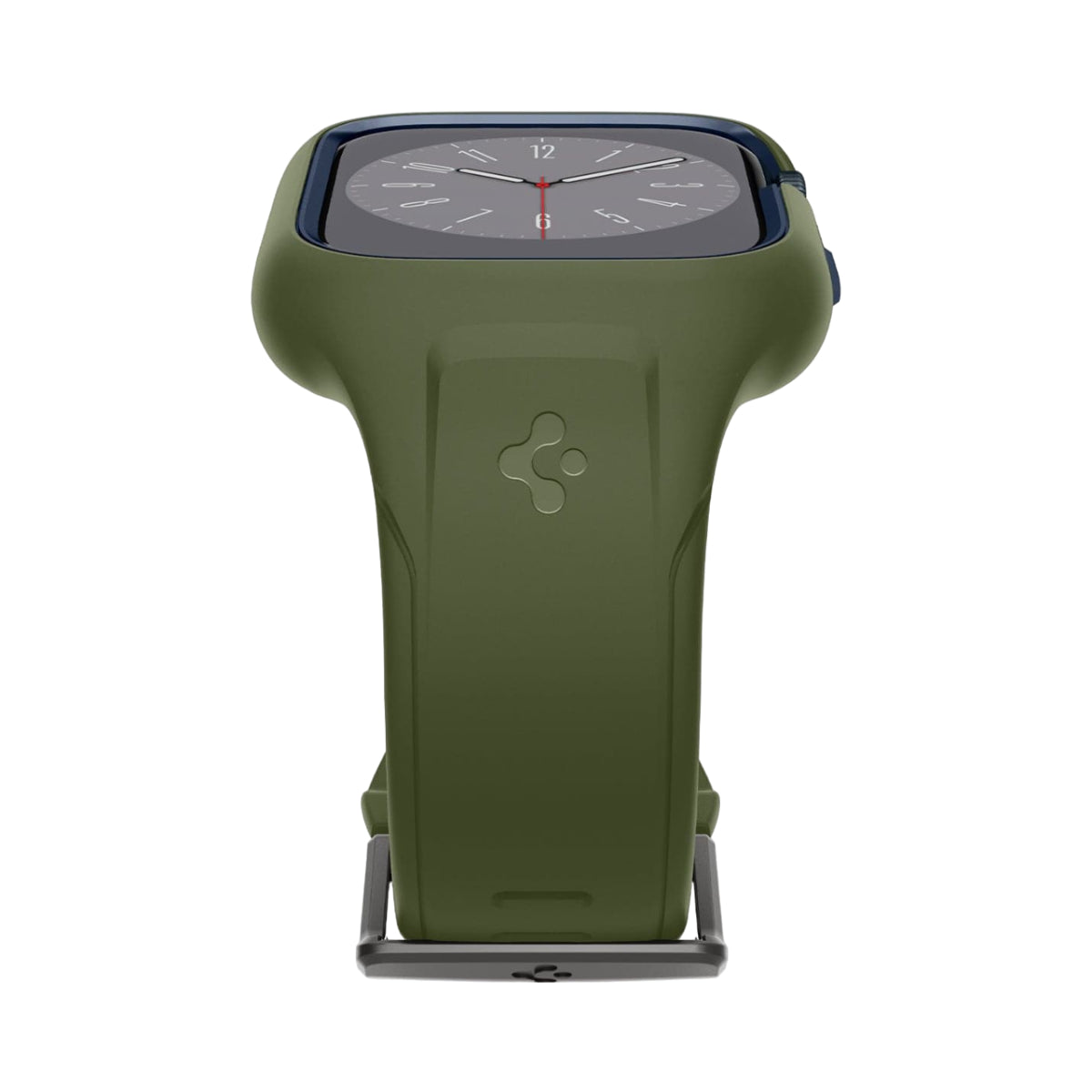 Spigen Liquid Air Pro Case and Band for Apple Watch Series 7 / 8 (45mm) - Moss Green