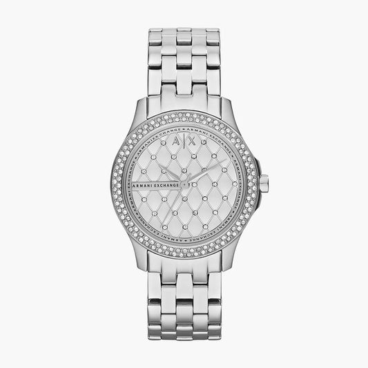 Armani Exchange Women's 36mm Bracelet Watch - Silver - Curacao