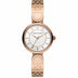 Armani Exchange Brooke Women's 32mm Quartz Rose Gold Bracelet Watch - White Dial - Curacao