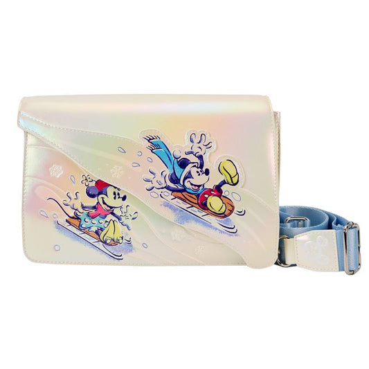 Loungefly Mickey And Friends Winter Wonderland Crossbody Bag - Multicolor