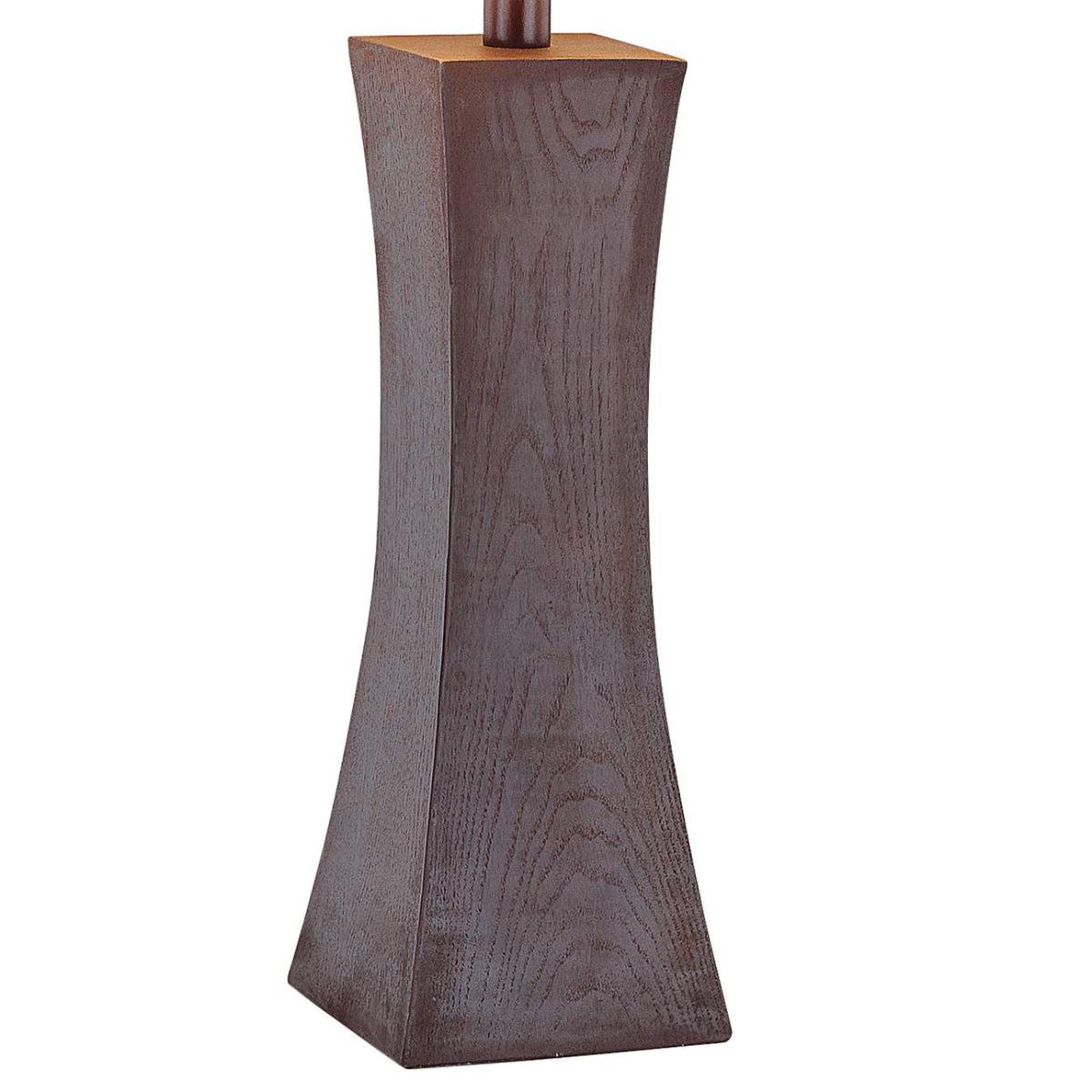 Lite Source Enkel Modern Table Lamps Set of 2, Walnut