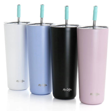 Mr. Coffee 134034.01 23oz. Java Quest Tumbler Set with Lids (4-Pieces) - Multicolor