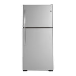 GE GTS22KYNRFS 21.9 cu. ft. Garage Ready Top-Freezer Refrigerator - Silver