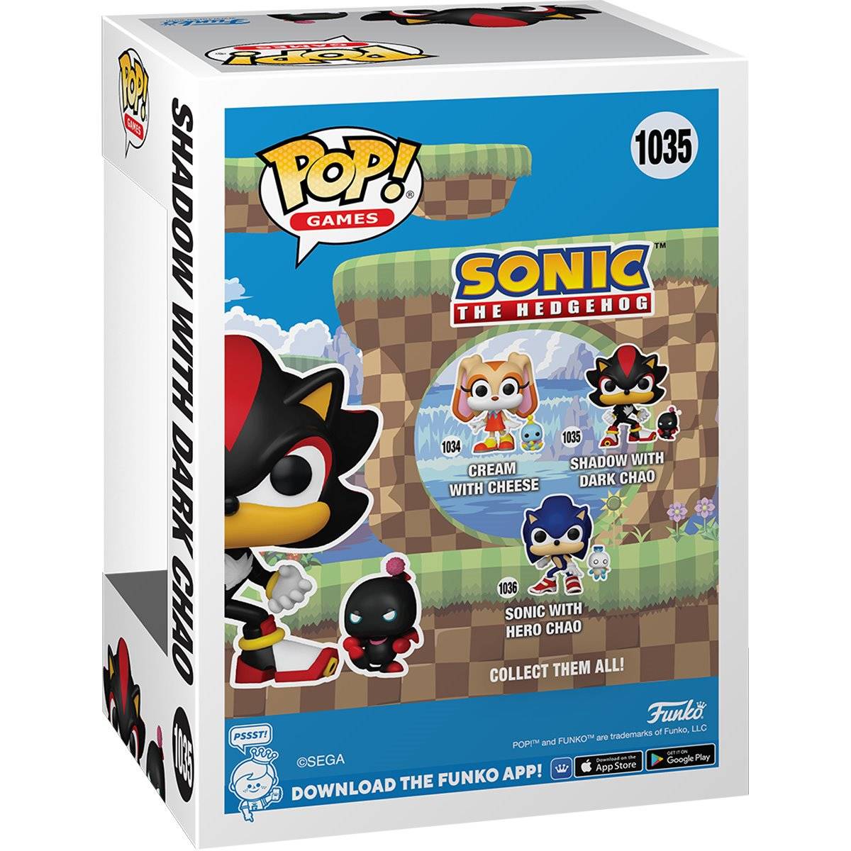 Funko Pop! Buddy Shadow with Dark Chao Figure