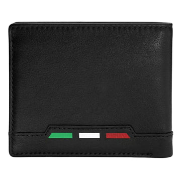 Ducati Lucca Medium Leather Wallet - Black