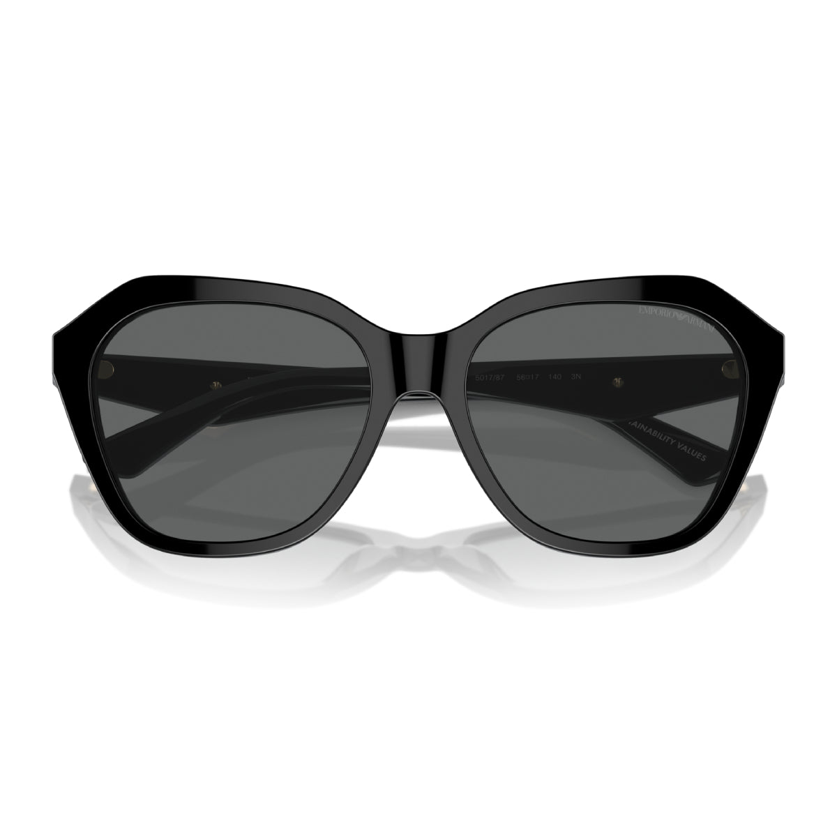 Emporio Armani EA4221565017 Women's Irregular Solid Color Sunglasses