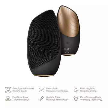 Geske Sonic Thermo 6 in 1 Facial Brush - Gray