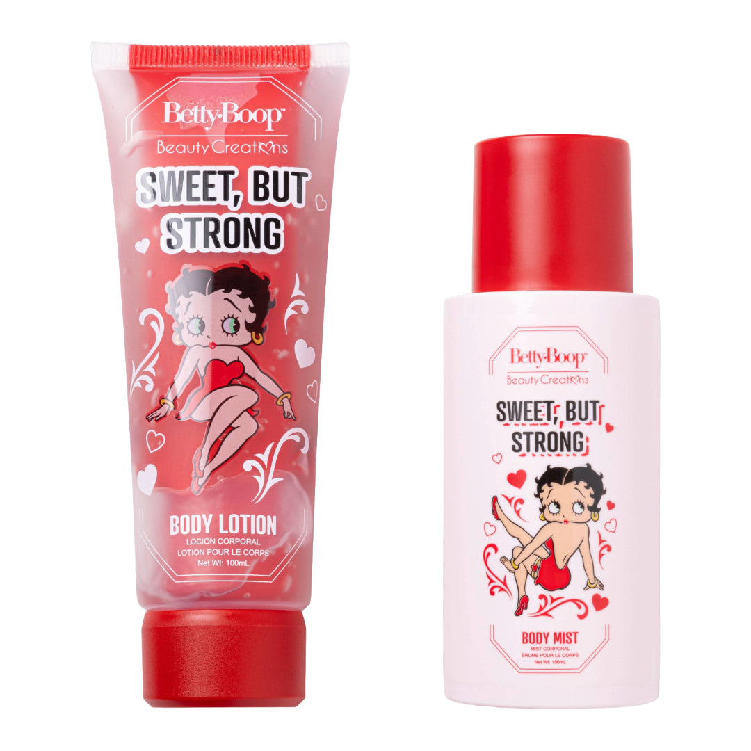 Beauty Creations x Betty Boop "Sweet, But Strong" Body Mist and Lotion Set