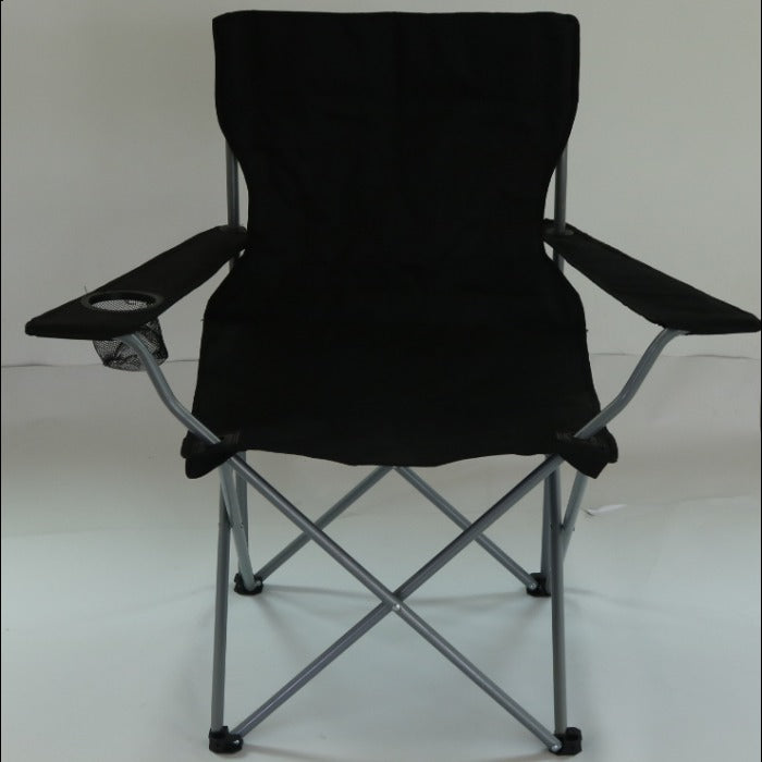 Black Folding Chair With Arms Rest– Curacao