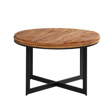 Wood Industrial Coffee Table by UMA Enterprises