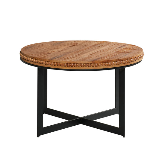 Wood Industrial Coffee Table by UMA Enterprises