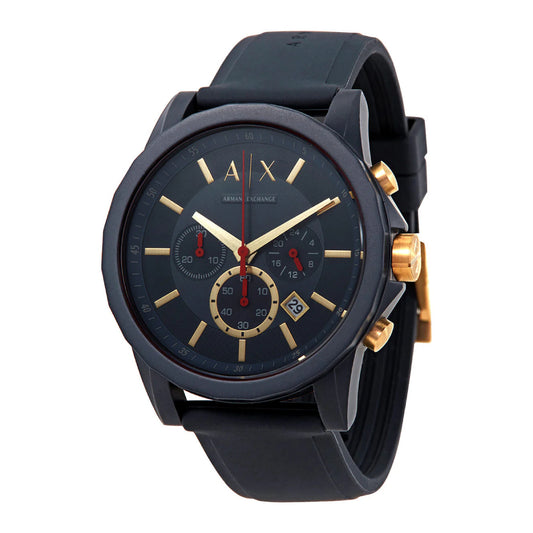 Armani Exchange Outerbanks Men's 47mm Strap Watch - Blue