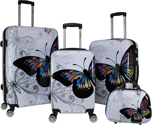 TOI Butterfly 4pc Luggage Set