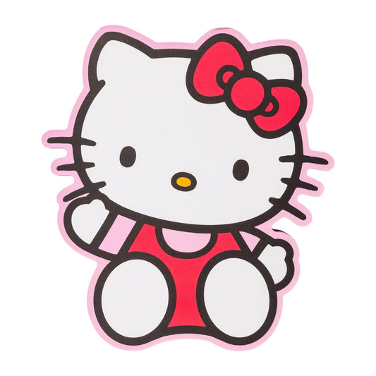 Sanrio Hello Kitty Large Die Cut MDF Wall Art - Pink