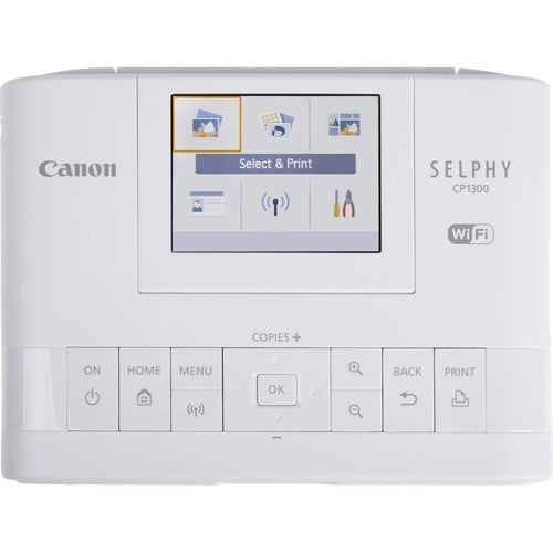 Canon SELPHY CP1300 Compact Photo Printer (White)