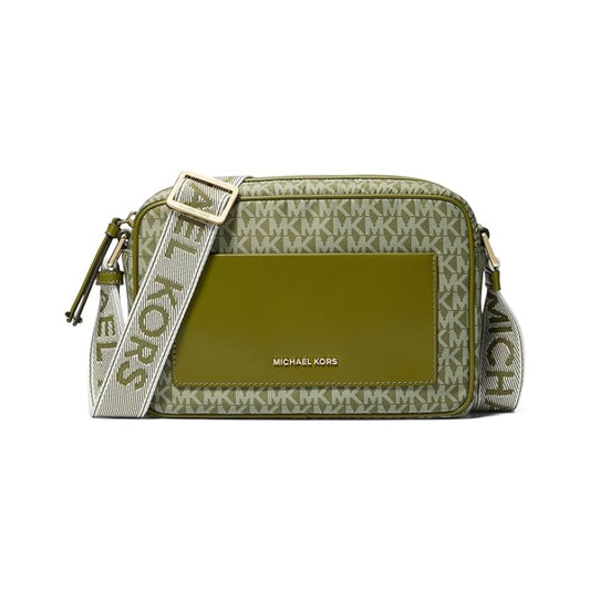 Michael Kors Jet Set Large Crossbody Bag - Smokey Olive