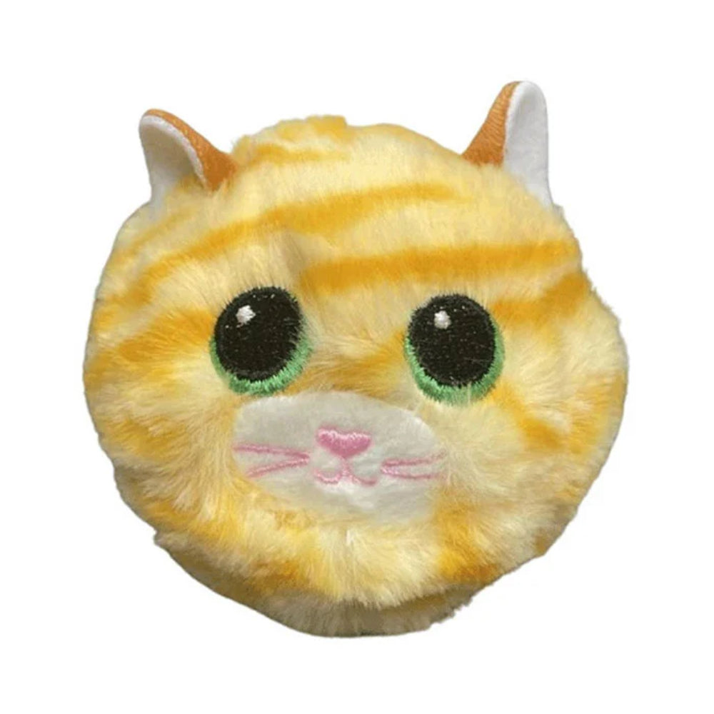 Ty Beanie Bouncers 4" Purry Cat Plush Toy - Yellow