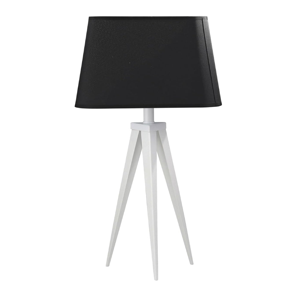 Sagebrook Home Metal 24" Tripod Table Lamp - White/Black