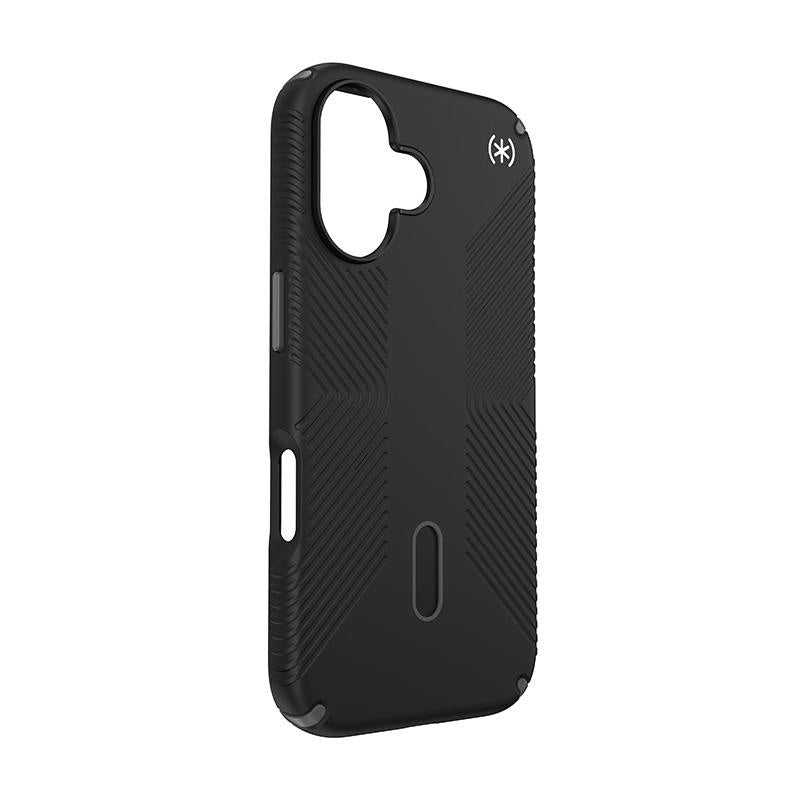 Speck Refresh Presidio2 Magsafe Case for Apple iPhone 16 with Clicklock -Black/Slate Gray