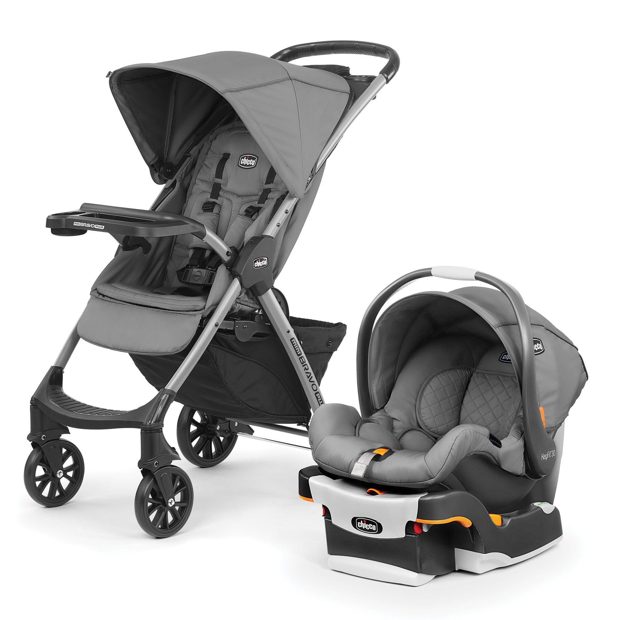 Mini Bravo Plus Travel System- Slate