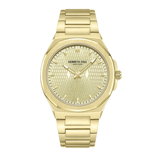 Kenneth Cole New York Modern Classic Men's 41mm Bracelet Watch - Gold
