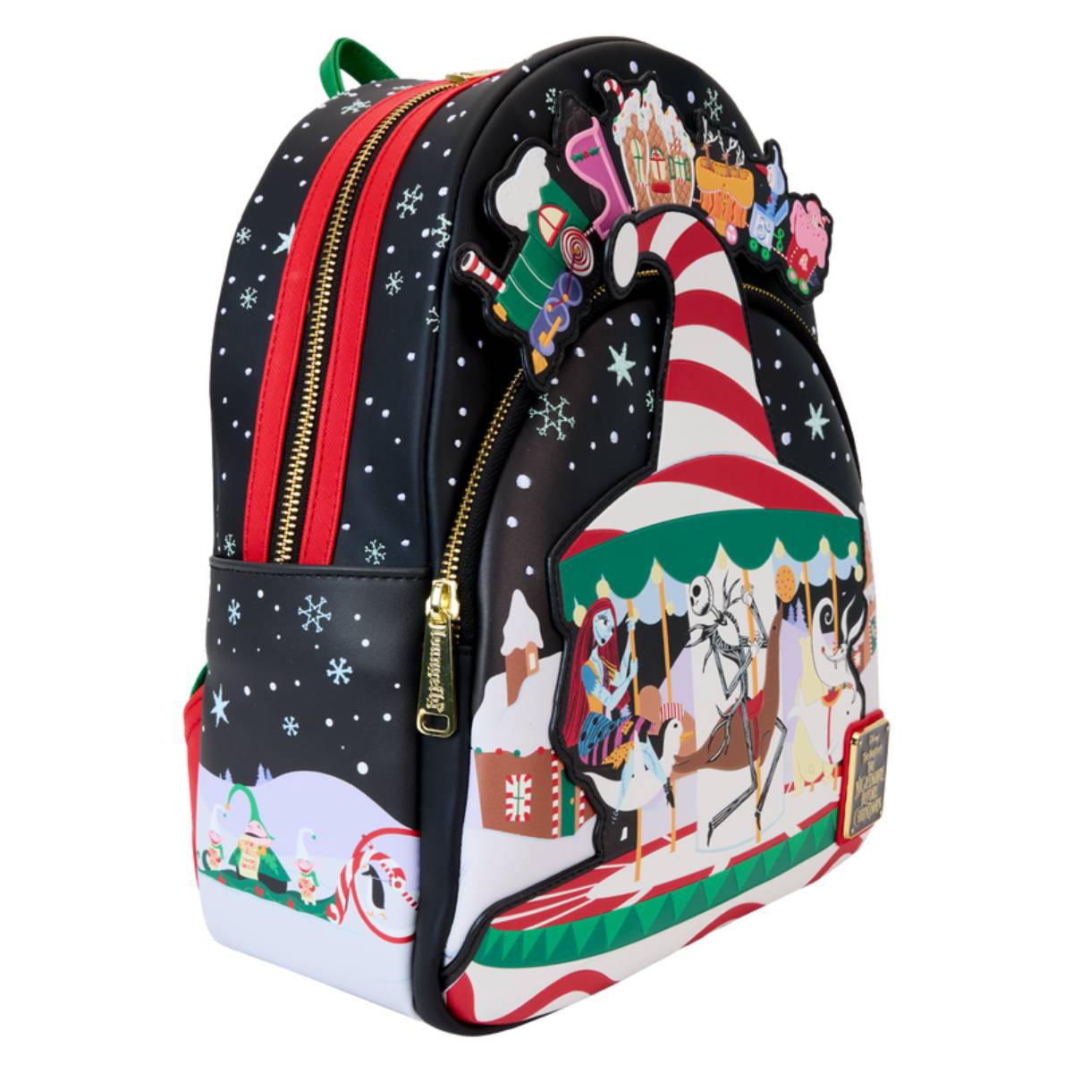 Loungefly Disney The Nightmare Before Christmas Glow Mini Backpack - Multicolor