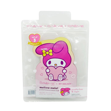 The CrÃ¨me Shop x My Melody Mellow Melo Printed Essence Sheet Mask (Set of 3)