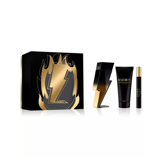 Carolina Herrera Bad Boy Men's (3-Piece) Eau de Parfum Gift Set
