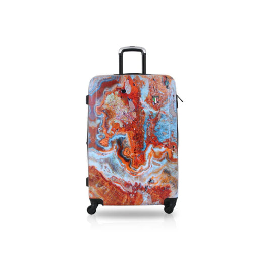 Tucci Italy 28" Printed Fashion Travel Suitcase - Turkish Marble