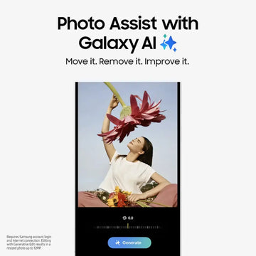Samsung Galaxy S24 FE 128GB Smartphone (Gray) - Requires 3-Month Activation