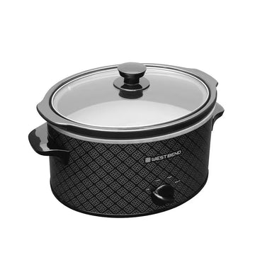 West Bend 4 Quart Slow Cooker - Black
