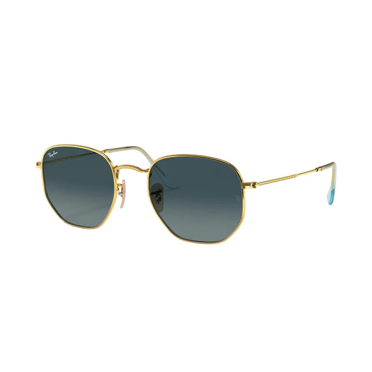 Ray-Ban Hexagonal Flat Lenses Man RB3548 Geometric Solid Color Sunglasses