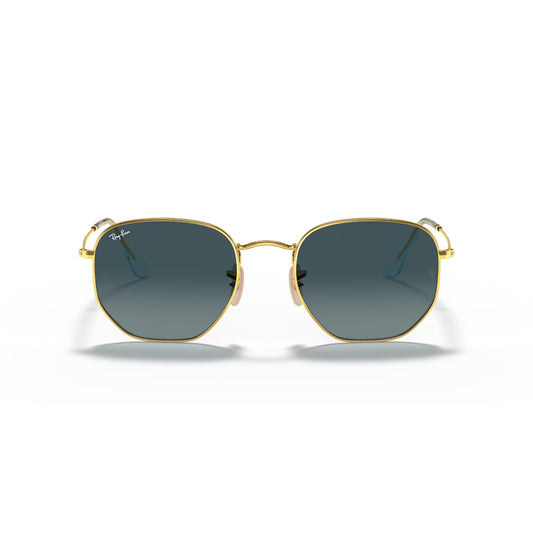 Ray-Ban Hexagonal Flat Lenses Man RB3548 Geometric Solid Color Sunglasses